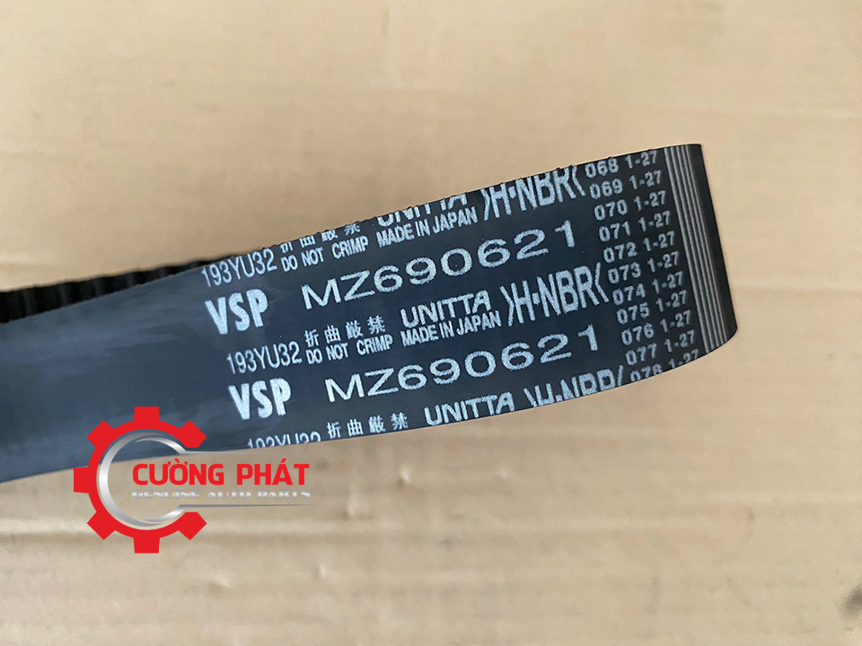 Day-cam-Mitsubishi-Pajero-V73-V93-MZ690621 (2) Thông số dây curoa cam V93, V73
