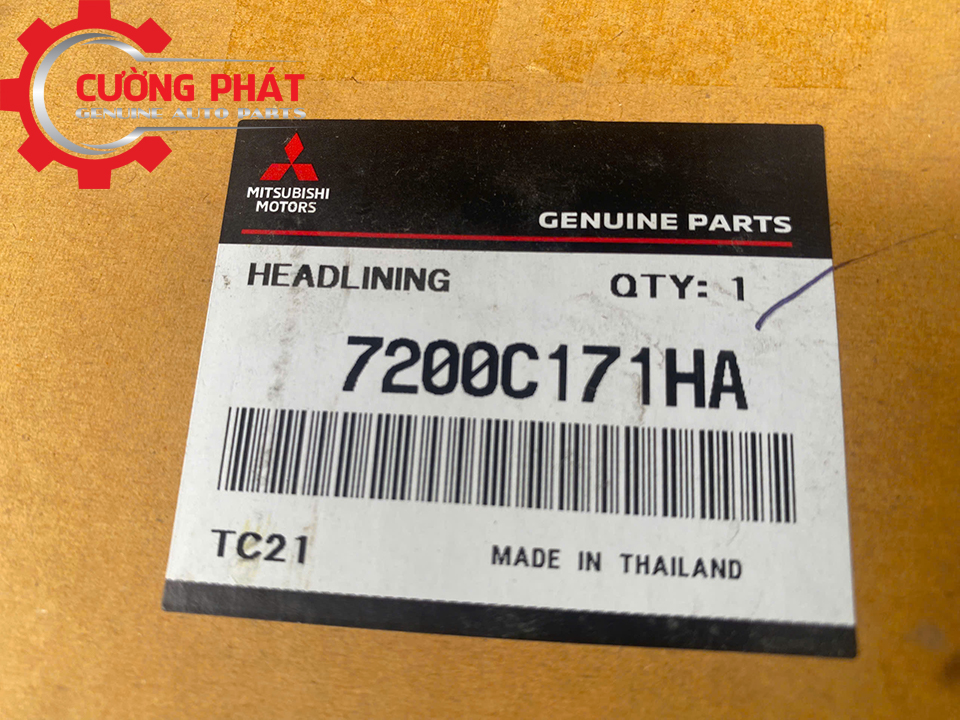 La-phong-tran-Mitsubishi-Triton-2015-2024-7200C171HA (6) Tem mã la phông trần Mitsubishi Triton 2015-2024