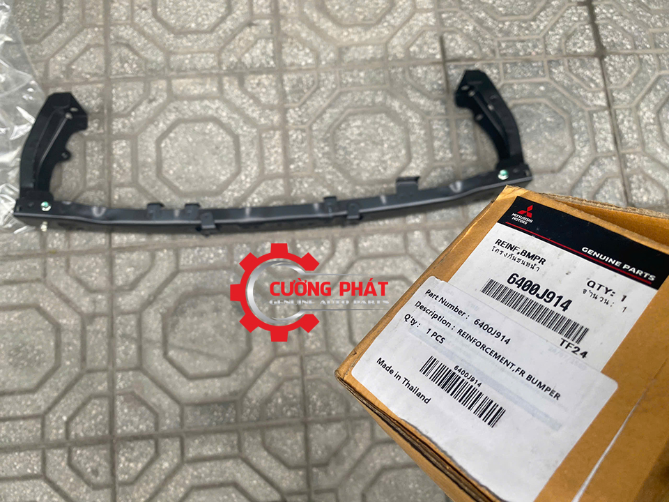 Xuong-do-can-truoc-Mitsubishi-Triton-2019-2024-6400J914 (4) Tem mã xương đỡ cản Triton 2019-2024 chính hãng