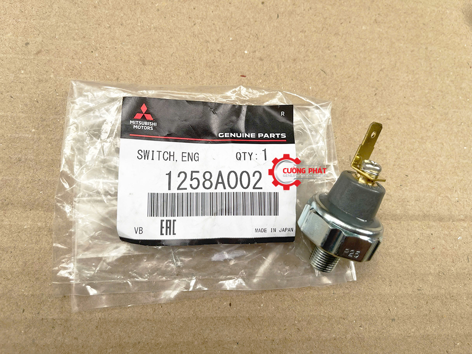 Chi tiết tem mã cảm biến báo dầu V33, V45 chính hãng