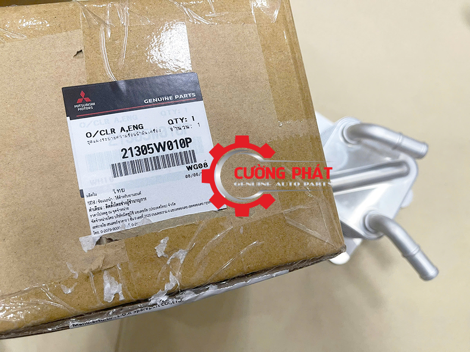 Chi tiết tem mã két làm mát dầu nhớt Triton máy dầu 4N15